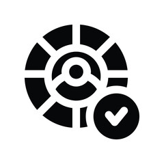 Fototapeta premium lifeguard icon. vector glyph icon for your website, mobile, presentation, and logo design.