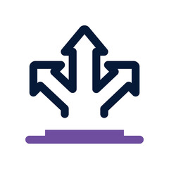 direction icon. vector dual tone icon for your website, mobile, presentation, and logo design.