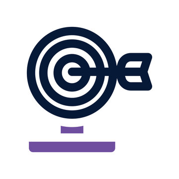 goal icon. vector dual tone icon for your website, mobile, presentation, and logo design.