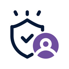 trust icon. vector dual tone icon for your website, mobile, presentation, and logo design.