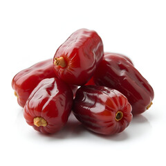Dates fruit isolated on a white background