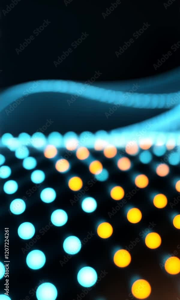 Poster tech art abstract creative colorful fluid kv visual design