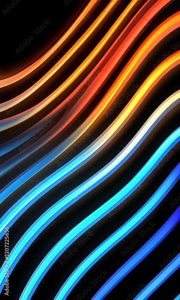 Poster Tech Art Abstract Creative Colorful Fluid kv visual design 