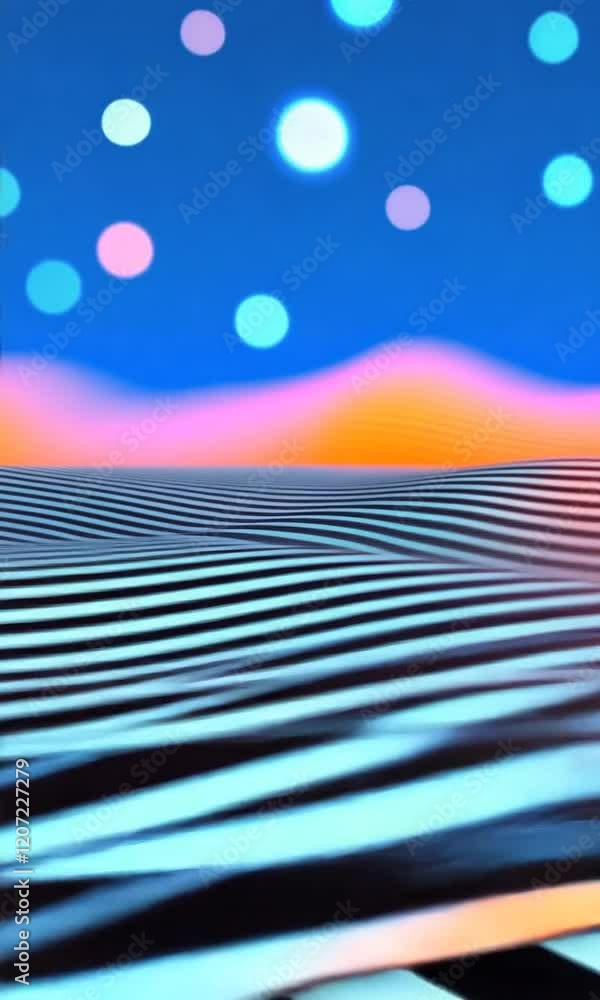 Poster tech art abstract creative colorful fluid kv visual design