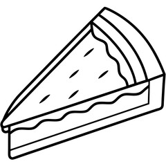 Pie Slicer Outline Graphic