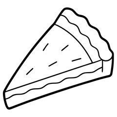 Pie Slicer Outline Graphic