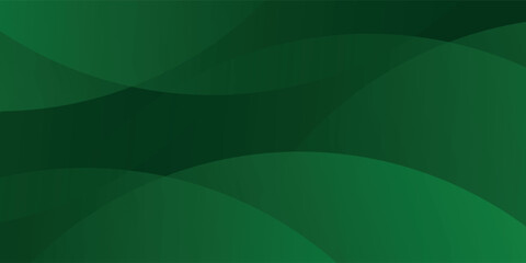 Fototapeta premium Abstract green wavy background. Vector EPS 10