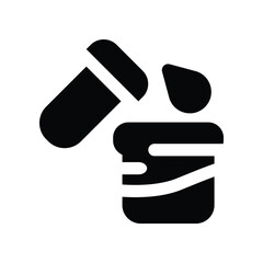 chemistry class solid icon. vector icon for your website, mobile, presentation, and logo design.