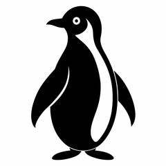 penguin on a white background