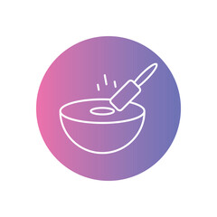 Sound Therapy vector icon stock illustration