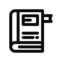 language book line icon. vector icon for your website, mobile, presentation, and logo design.