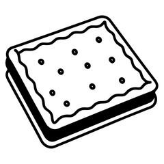 Pop Tart Vector Illustration