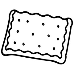 Pop Tart Vector Illustration