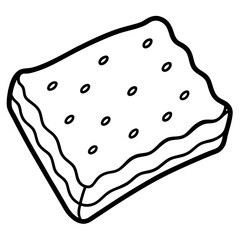Pop Tart Vector Illustration