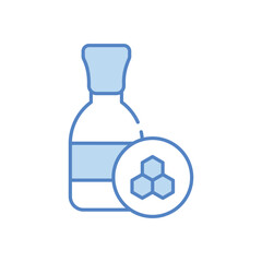 Honey BBQ Sauce vector icon