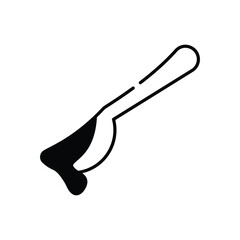 Honey Spoon vector icon