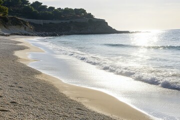 landscape of the mountains - austrian alps. Beautiful simple AI generated image