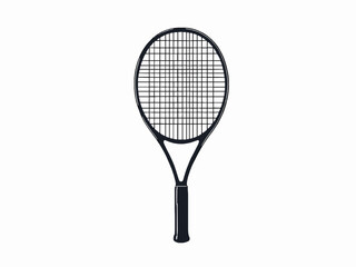 tennis racket and ball