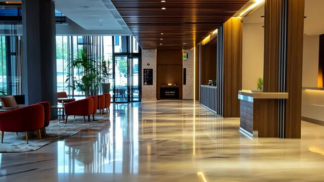 Elegant Hotel Lobby Interior Design