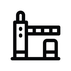 barrier icon. vector line icon for your website, mobile, presentation, and logo design.