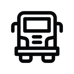 truck icon. vector line icon for your website, mobile, presentation, and logo design.