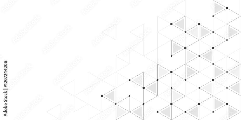 Poster Abstract background with a geometric pattern of triangle shapes. Graphic design element 