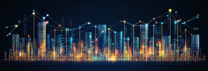 Digital backend technology with glowing circuit lines as a background. Modern abstract dynamic high-speed data movement. Cyber digital technology and IT Security, with a focus on big data