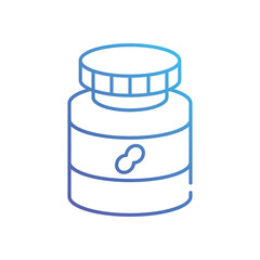 Honey Nut Butter vector icon