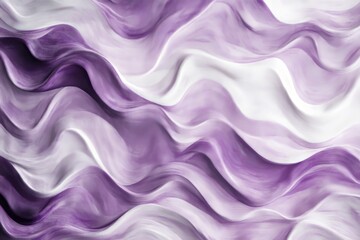 Obraz premium Abstract Lavender and White Wave Pattern