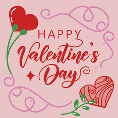 Obraz premium happy valentines day