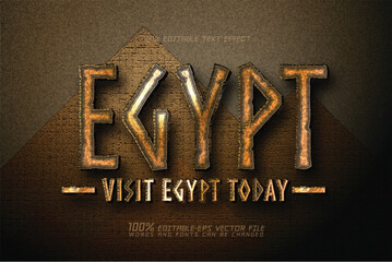 Egypt Travel Text Effect