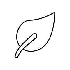 Holistic Wellness Leaf vector icon stock illustration