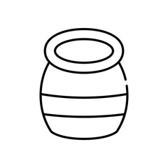 Honey Pot vector icon