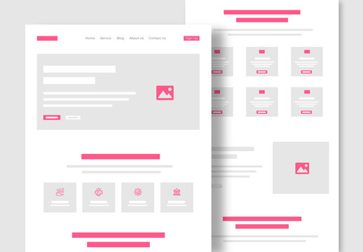 Business Wireframe Design