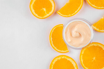 Orange citrus Vitamin C face care