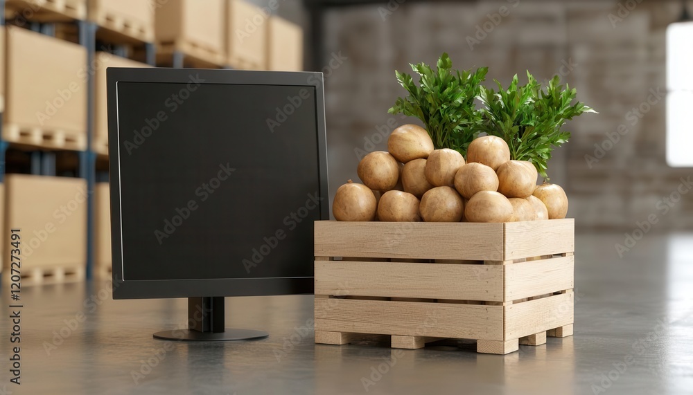 Poster food safety storage certification. interactive screen displaying certifications and compliance metri