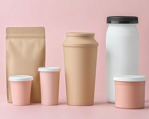 eco-friendly packaging concept. AI-driven tools designing lightweight and durable packaging using bamboo fibers as a paper alternative