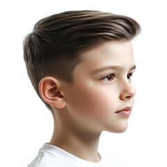 Naklejka premium boy hairstyle