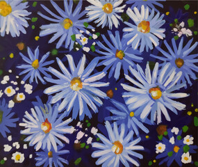 background with flowers