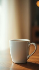 White coffee cup mug vertical
