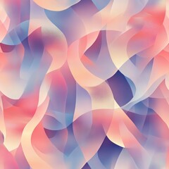 Abstract Pastel Swirls of Color and Light