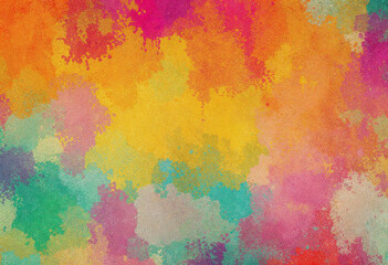 A colorful painting with a lot of different colors and patterns. The painting is full of life and energy, and it seems to be a representation of the beauty of nature. The colors are bright and vibrant