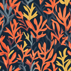 A seamless pattern designed in an Eastern style, Seamless design allows for a perfectly continuous pattern with no visible seams.