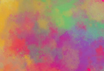 A colorful painting with a lot of different colors and patterns. The painting is full of life and energy, and it seems to be a representation of the beauty of nature. The colors are bright and vibrant