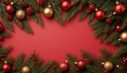 Merry Christmas and happy New Year background