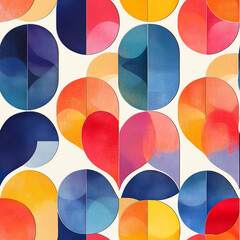 A seamless pattern designed in an Eastern style, Seamless design allows for a perfectly continuous pattern with no visible seams.