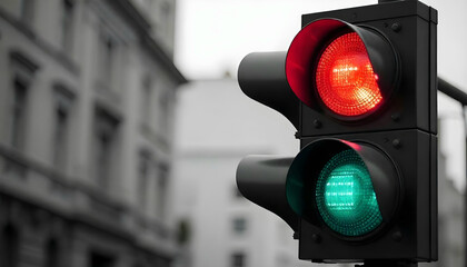 traffic light on green