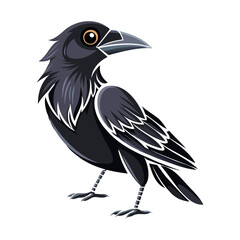 Crow vector illustration, suitable for many designs