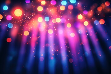 Sparkling lights festival celebration vibrant city square event photography nighttime enthralling atmosphere