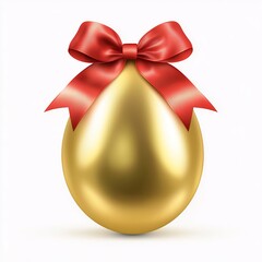 Golden egg isolated